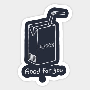 juice good or bad ? Sticker